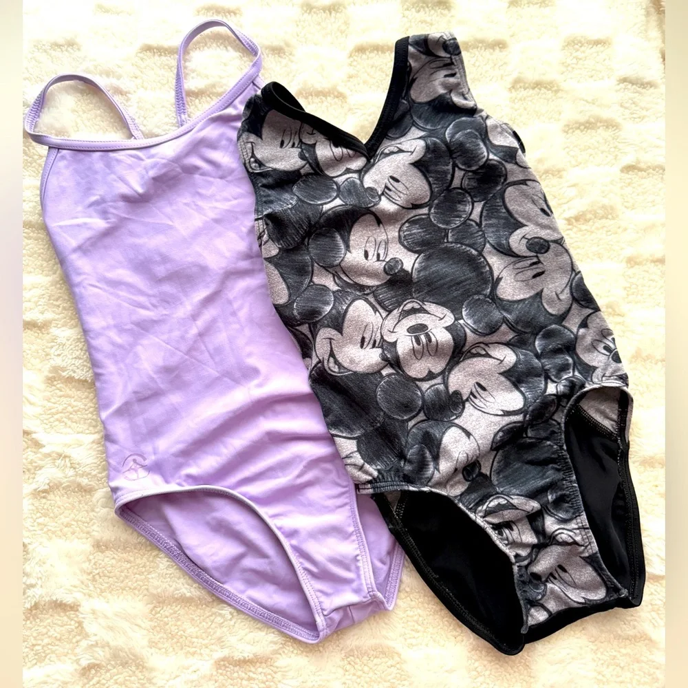 Disney GK + Wear Moi Kids Leotard/Gymnastics/Dance Suit Size 8/10-12